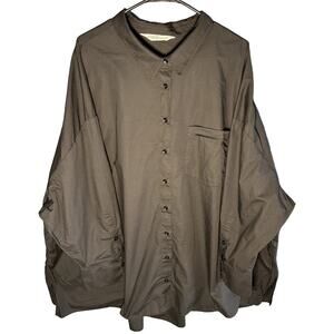 STUDIO UNTOLD WOMEN BLACK Oversized Collared Shirt Dress SIZE 28/30 4XL-5XL